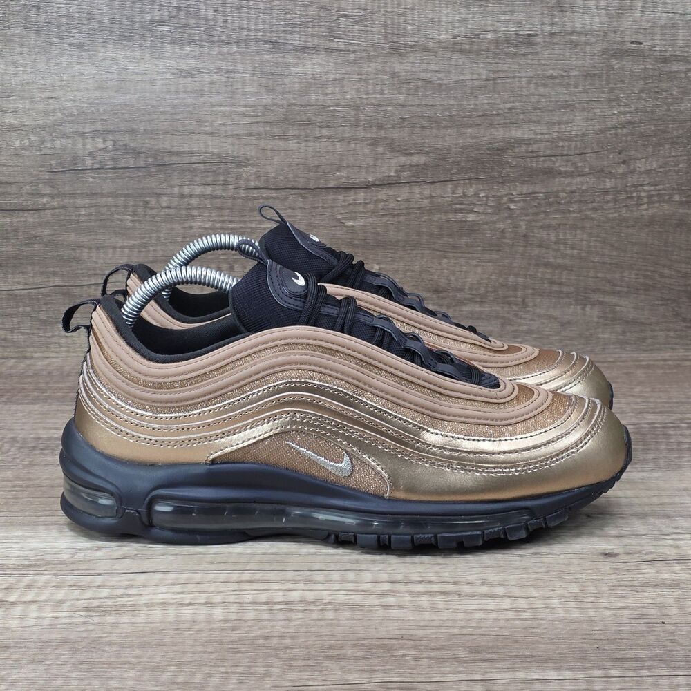 Nike Air Max 97 Copper Women's Sz 9.5 Rose Gold Metallic Bronze Shoes CT1176-900